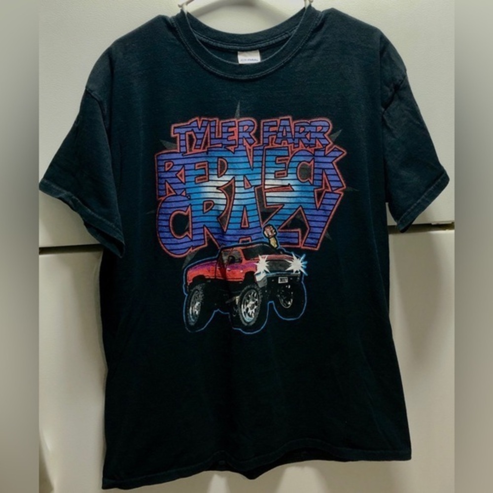 💫Tyler Farr Redneck Crazy Tour Cotton T-shirt